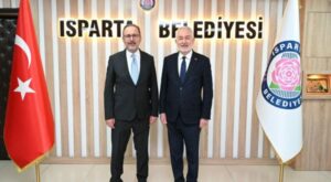 Kasapoğlu’ndan Isparta Belediyesine ziyaret