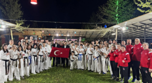 Yayladağı’nda milli sporculara moral ziyareti