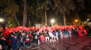 A Milli Takım’ın maçı, Buca’da izlendi