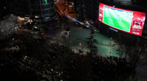 Konya’da dev ekrandan canlı yayın