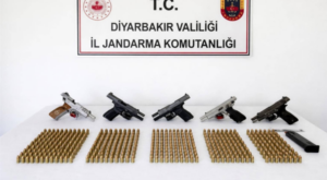 Diyarbakır’da silah kaçakçılığı operasyonu