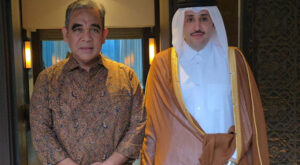 Endonezya Halk Danışma Meclisi Başkanı Muzani, Al Dosari ile görüştü