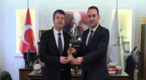 Başkan Özgün, Adıyaman Belediye Başkanı Tutdere’yi ağırladı