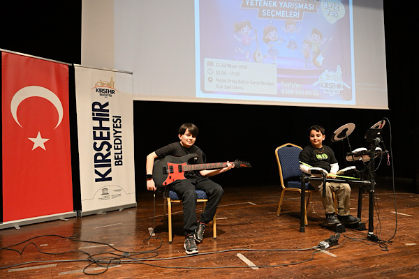 Kırşehir’de “Bu Şehrin Yıldızı Sensin” yetenek yarışması seçmeleri yapıldı