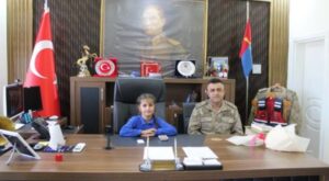 Erzin’de jandarma makamı çocuklara devredildi