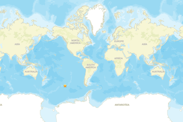 Pasifik Antarktika Sırtı’nda 5.6 büyüklüğünde deprem Pasifik Antarktika Sırtı’nda 5.6 büyüklüğünde deprem