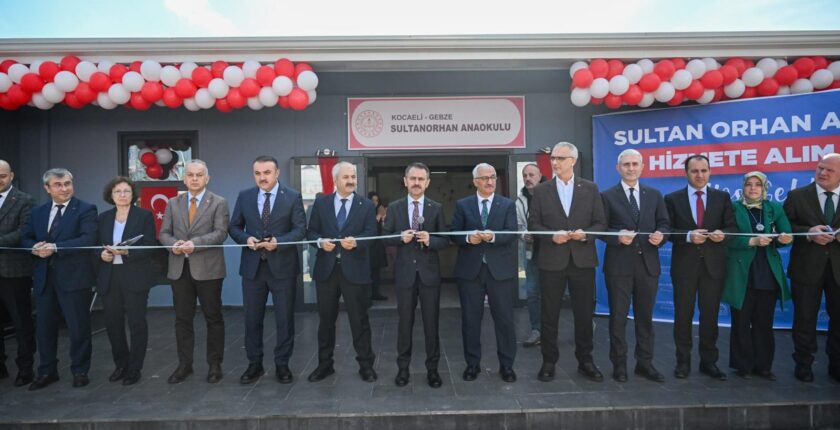 Gebze’de Sultanorhan Anaokulu hizmete açıldı
