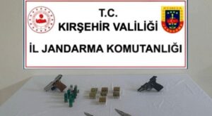 Akpınar’da ruhsatsız silah operasyonu