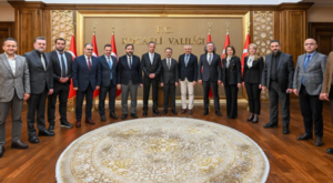 Türkiye Kent Konseyleri Birliği yönetiminden Aktaş’a ziyaret