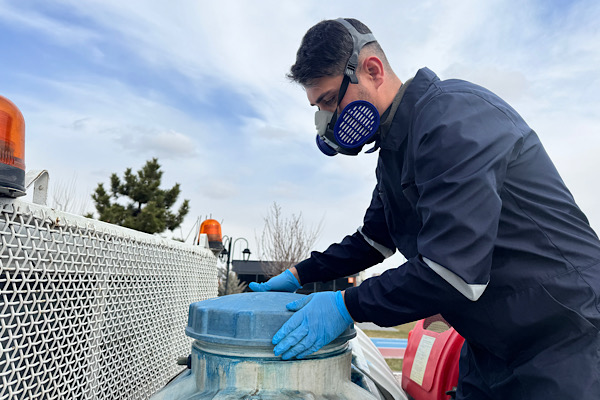 Kayseri’de yeşil alanlarda ilaçlama çalışmaları başlatıldı Kayseri’de yeşil alanlarda ilaçlama çalışmaları başlatıldı