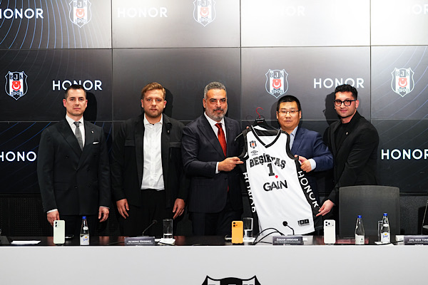 HONOR, Beşiktaş GAİN Erkek Basketbol Takımı’nın stratejik teknoloji ortağı oldu