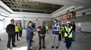 Çebi, Küçükçekmece’de kültür ve eğitim yatırımlarını inceledi