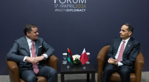 Al Thani, Libya Ulusal Birlik Devleti Hükümeti Başkanı Al Dbeiba ile görüştü