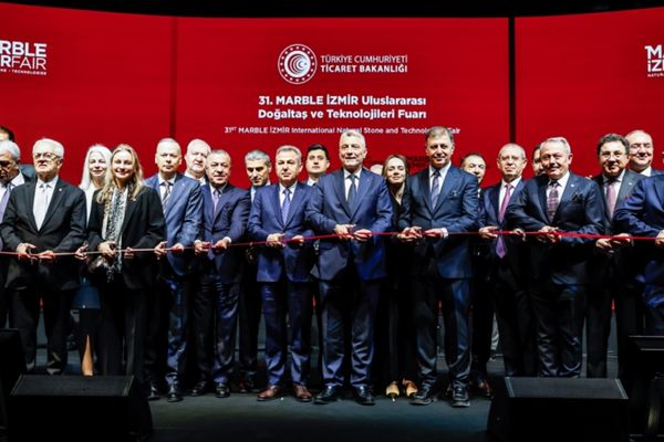 İzmir’de doğal taş fuarı başladı İzmir’de doğal taş fuarı başladı