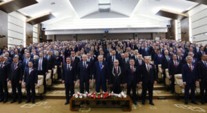 Erdoğan, Anayasa Mahkemesi’nin 64. kuruluş yıl dönümü törenine katıldı