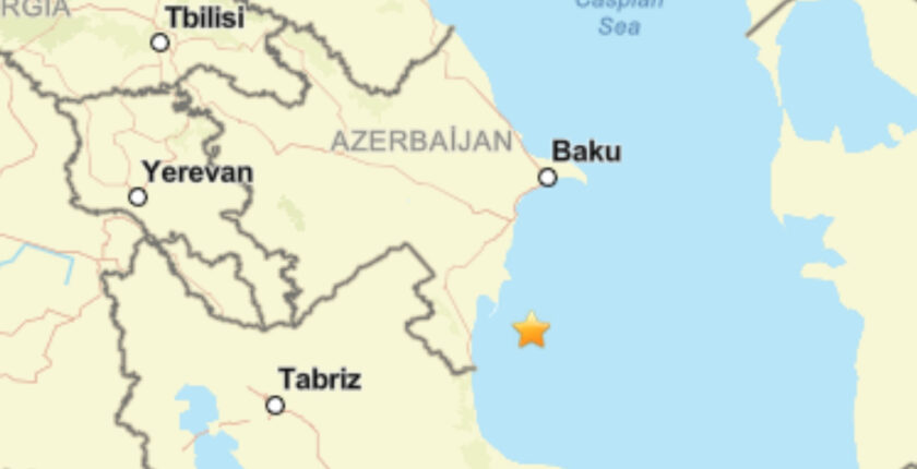 Azerbaycan’da 5,6 büyüklüğünde deprem