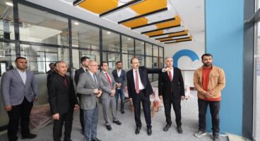 Vali Kızılkaya, Siirt’te kütüphane inşaatını inceledi