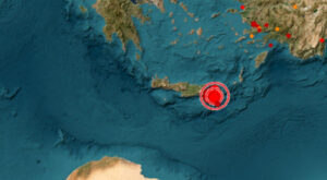 Girit Adası açıklarında 5,0 büyüklüğünde deprem