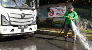 Şişli’de 19 Mayıs Mahallesi’nde bakım çalışması yapıldı