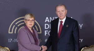 Erdoğan, Slovenya Cumhurbaşkanı Musar ile görüştü