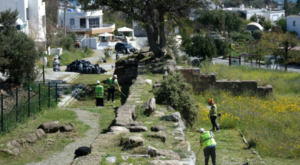 Antik Halikarnassos Surları’nda turizm haftası hazırlığı sürüyor