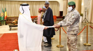 Mali Cumhurbaşkanı Goita, Katar Büyükelçisinin güven mektuplarını kabul etti