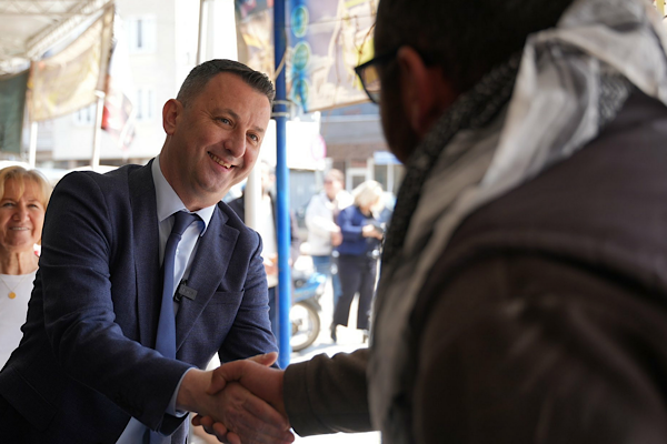 Başkan Kayserili Beyoba Mahallesi’nde vatandaşlarla buluştu