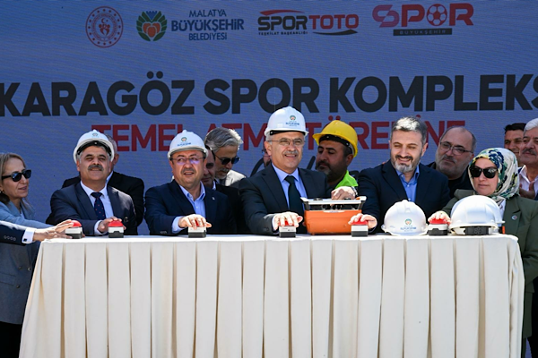 Malatya’da TOKİ Karagöz Spor Kompleksi’nin temeli atıldı