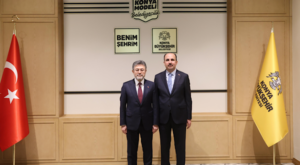 Bakan Yumaklı’dan Konya Büyükşehir’e ziyaret