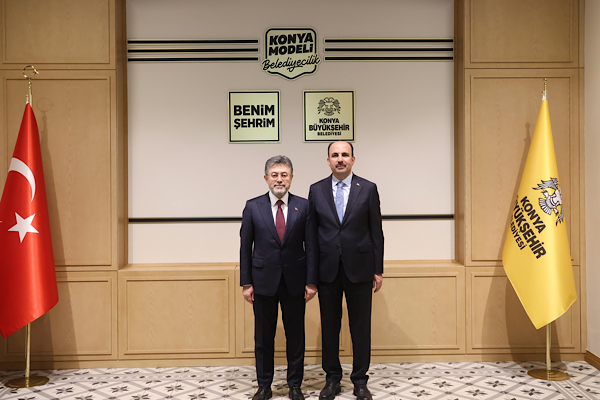Bakan Yumaklı’dan Konya Büyükşehir’e ziyaret