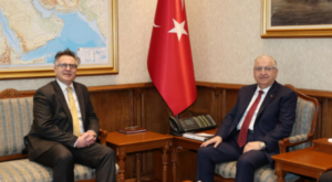 Güler, Romanya’nın Ankara Büyükelçisi Tinca’yı kabul etti