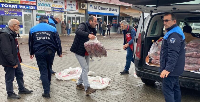 Ordu’da 200 kilo kaçak et ele geçirildi