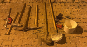 Harran’da izinsiz kazı yapan 5 şüpheli yakalandı