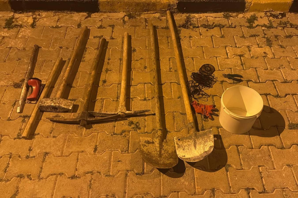 Harran’da izinsiz kazı yapan 5 şüpheli yakalandı