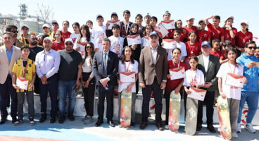 Eyyübiye’de okullar arası kaykay müsabakaları düzenlendi