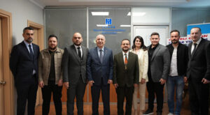 Özdağ, Konya İnşaat Mühendisleri Odası’nı ziyaret etti