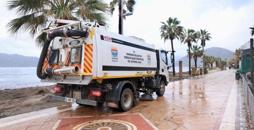 Marmaris’te fırtına ve sağanak alarmı