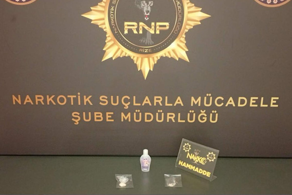 Rize’de uyuşturucu operasyonu Rize’de uyuşturucu operasyonu