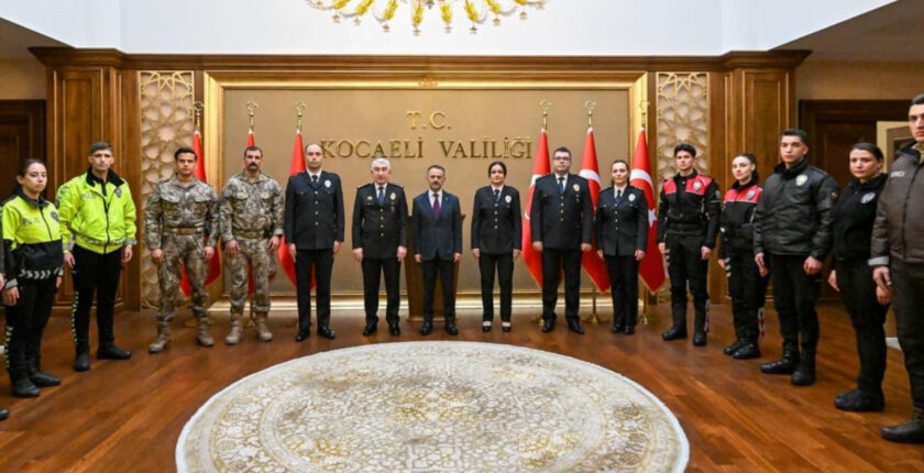 Vali Aktaş, polis teşkilatı heyetini kabul etti