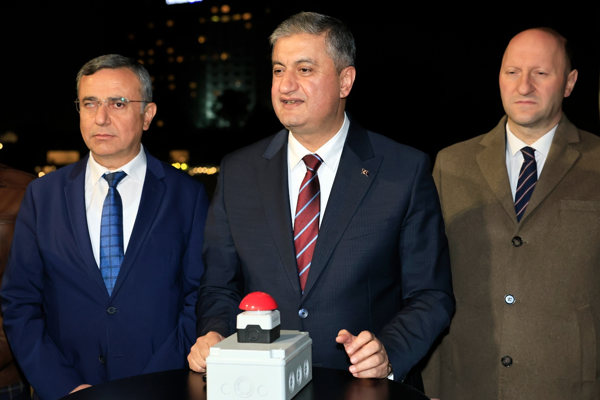 Taşköprü’de aydınlatma çalışmalarının ilk etabı tamamlandı