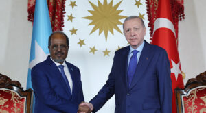 Cumhurbaşkanı Erdoğan, Somali Cumhurbaşkanı Mahmud ile görüştü