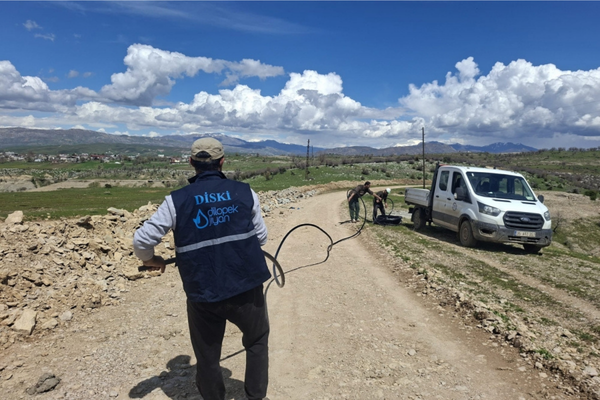 Silvan’da içme suyu hattı çalışması başlatıldı