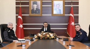 Vali Aktaş, VKS toplantısına katıldı