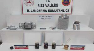 Rize’de uyuşturucu operasyonu