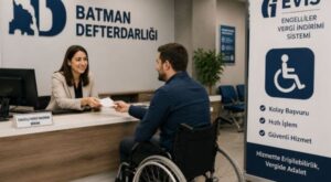 Batman Defterdarlığından engellilere dijital vergi kolaylığı