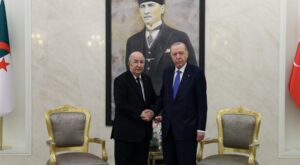 Cumhurbaşkanı Erdoğan, Cezayir Cumhurbaşkanı Tebbun’u karşıladı