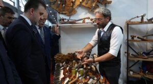 Bursa bıçağı uluslararası festivalde sergilendi