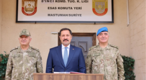 Masatlı, Bahar Kalkanı Harekat Bölgesi’ni ziyaret etti