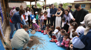 Diyarbakır’da öğrenciler kerpiç atölyesinde uygulamalı eğitim aldı