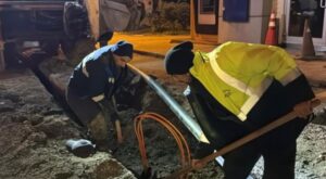 Karabük’te altyapı çalışmaları gece sürdürülüyor